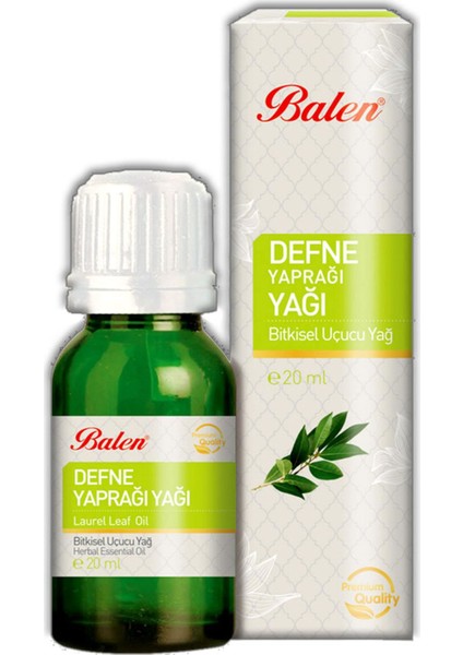 Defne Yaprağı Yağı Soğuk Pres 20 ml 4 Lü