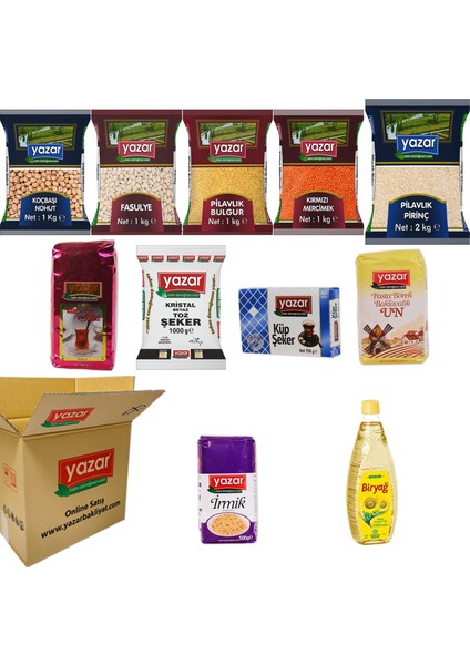 Ramazan Paketi 11 Parça 10,75 kg