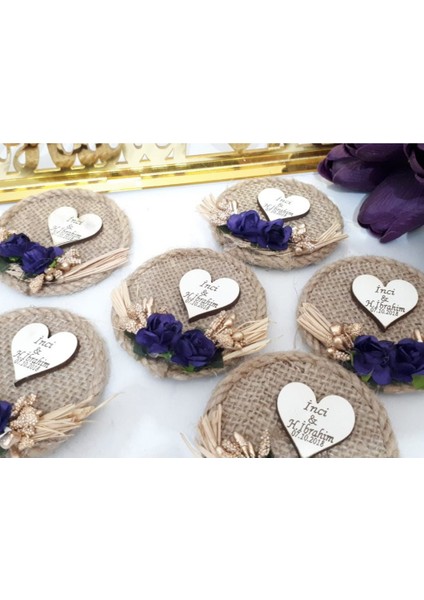 30 Adet Mezuniyet Si Hasır Tabla Üzeri Ahşap Isimli modelleri