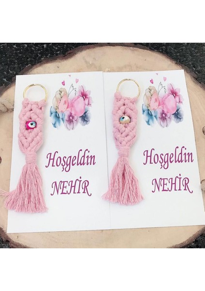 30 Adet Nazarlıklı Makrome Anahtarlik Lik