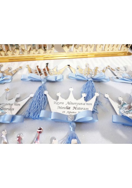 30 Adet Büyük Boy Taç Pleksi