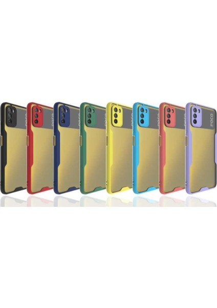 Xiaomi Poco M3 Kılıf Kamera Korumalı Colorful Kapak Siyah indirimleri