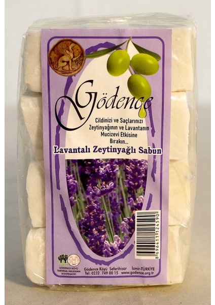 Lavantalı Zeytinyağlı Sabun 400 gr - Gödence Kooperatifi