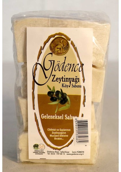 Geleneksel Zeytinyağı Köy Sabunu(4lü) 400 gr - Gödence Kooperatifi