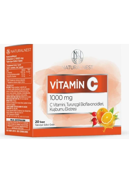 Vitamin C 1000 Mg 20 Şase