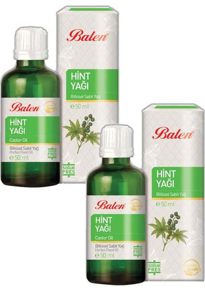 Hint Yağı Soğuk Pres 50 ml x 2