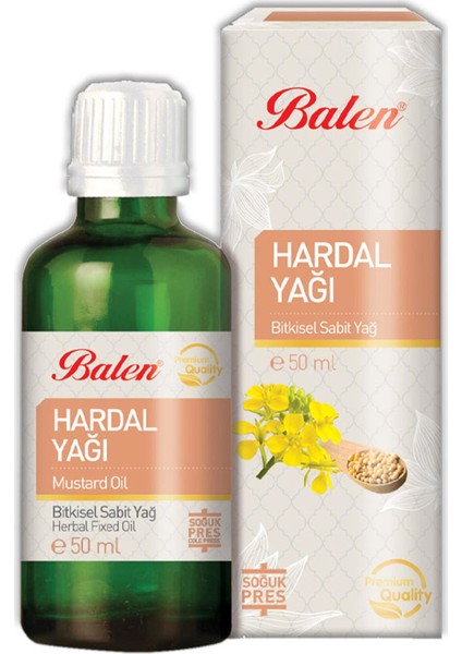 Hardal Yağı Soğuk Pres 50 ml x 4