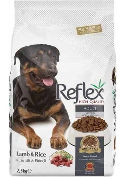 Kuzulu Pirinçli Yetişkin Kuru Köpek Maması 3 kg 2'li Set Idili