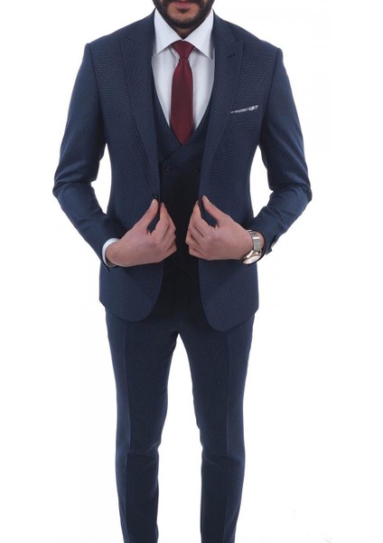 Slimfit Yelekli Drop 6 Takım