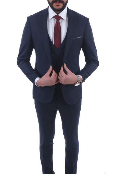 Slimfit Yelekli Drop 6 Takım