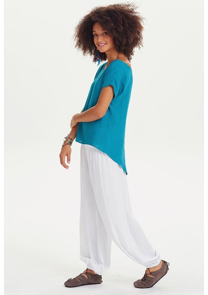 Beli Lastikli Salaş Şalvar Pantolon modelleri