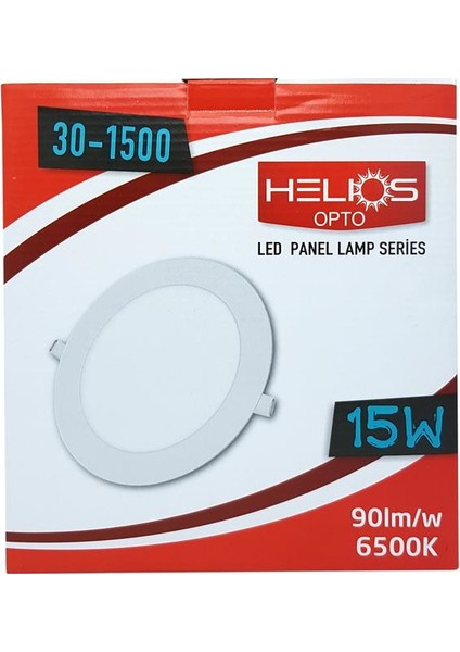 Helıos  15W Sıva Altı Yuvarlak LED Panel 30-1500 (Beyaz Işık)