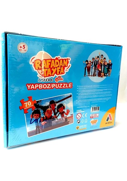 Trt Çocuk Rafadan Tayfa Kutulu Eğitici Puzzleyapboz 70 Parça