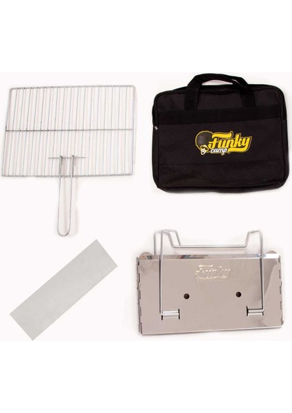 Paslanmaz Çeli̇k Katlanır Kamp Pi̇kni̇k Mangalı fırsatları