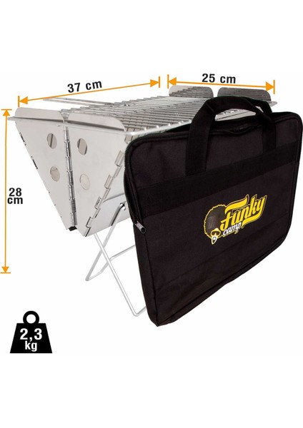 Paslanmaz Çeli̇k Katlanır Kamp Pi̇kni̇k Mangalı indirimleri