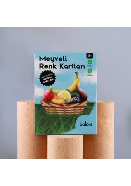 Meyveli Renk Kartları - Oyun Destekli Çocuk Gelişim Kartları