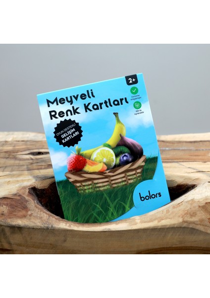 Meyveli Renk Kartları - Oyun Destekli Çocuk Gelişim Kartları