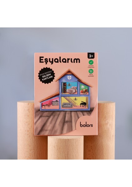 Eşyalarım - Oyun Destekli Çocuk Gelişim Kartları