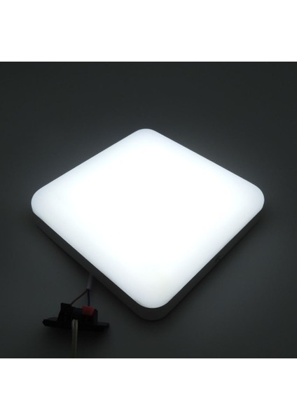 Dış Mekan Kare Sıva Üstü 20W LED Panel Armatür Trafolu Beyaz