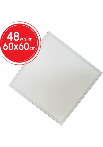 Sıva Altı 60X60 48W Backlight LED Panel Armatür Trafolu Beyaz 10 Adet