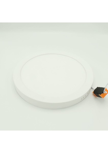 Yuvarlak Sıva Üstü 25 Watt LED Panel Armatür Trafolu Beyaz Gün modelleri