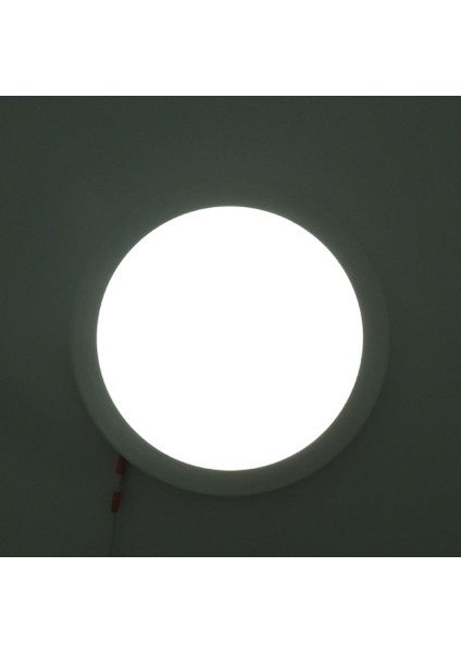 Yuvarlak Sıva Üstü 25 Watt LED Panel Armatür Trafolu Beyaz Gün indirimleri