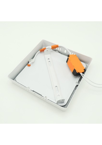 Kare Sıva Üstü 12 Watt LED Panel Armatür Trafolu Beyaz Gün Işığı fiyatları
