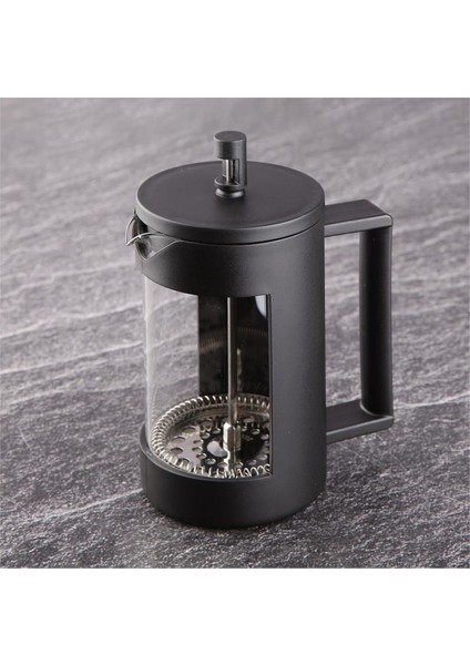 Homenıva Siyah Cam French Press - 600 ml