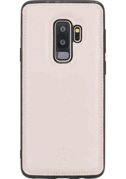 Samsung Galaxy S9 Plus Açık Pembe Deri Arka Telefon Kılıfı