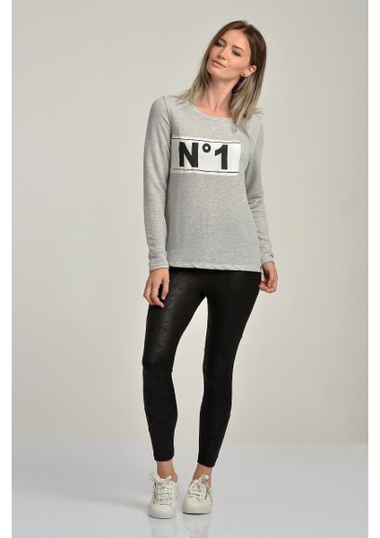No1 Sweat Gri Melanj - Xs fiyatları