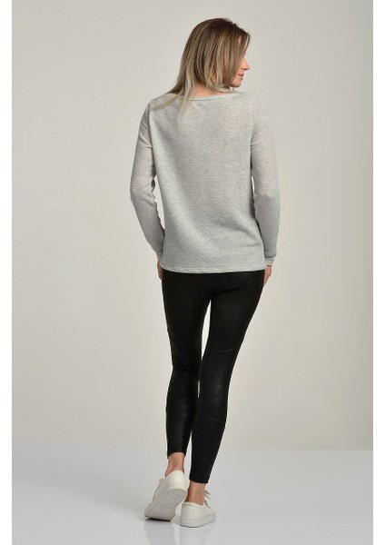 No1 Sweat Gri Melanj - Xs indirimleri