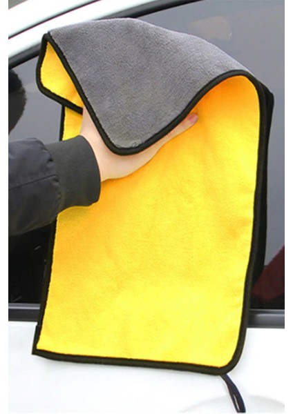 Mikrofiber Araç Iç Dış Yıkama Temizleme Toz Bırakmaz Kurulama Cam Bezi Araba Yıkama Havlusu 30X60CM