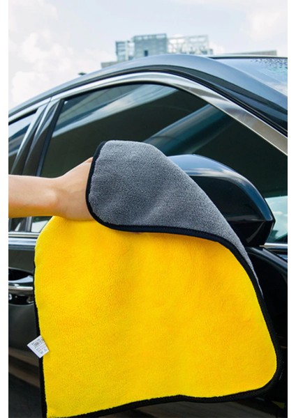Mikrofiber Araç Iç Dış Yıkama Temizleme Toz Bırakmaz Kurulama Cam Bezi Araba Yıkama Havlusu 30X60CM fırsatları