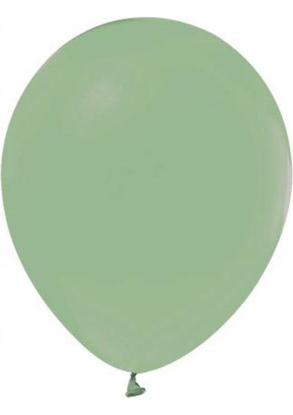 Balon Düz Pastel(Makaron Balon) Küf Yeşili PK:100