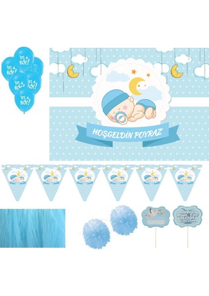 Bebek Hastane Odası Süsü Lik Seti Erkek Bebek Odası Süsleri Uyuyan Bebek Konsept