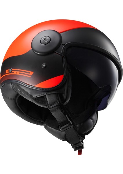 Cabrio Mat Turuncu Kask