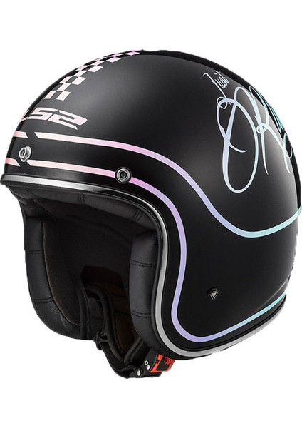 Bobber Rusty Siyah Kask