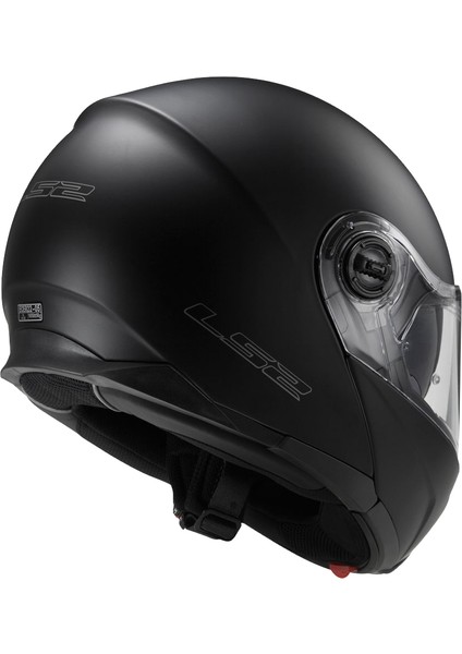 FF325 Strobe Mat Siyah Kask