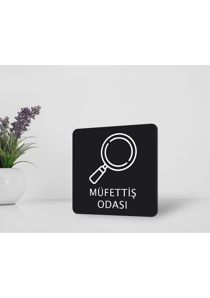 Gift Müfettiş Odası Kapı Yönlendirme Levhası