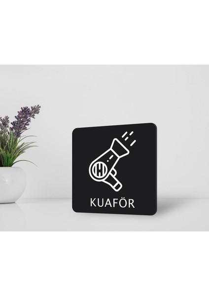 Gift Kuaför Kapı Yönlendirme Levhası