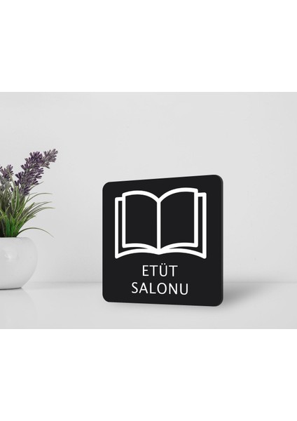 Gift Etüt Salonu Kapı Yönlendirme Levhası