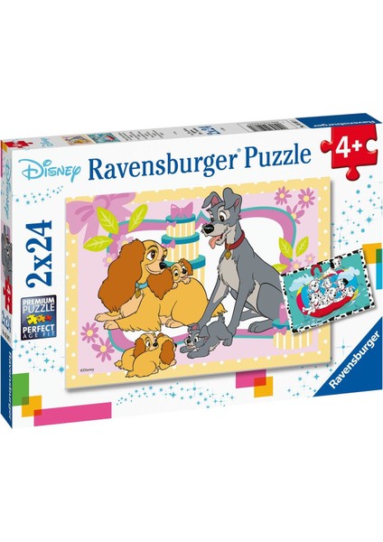 2X24 Parça Puzzle Walt Disney Favori Hayvanlar 050871