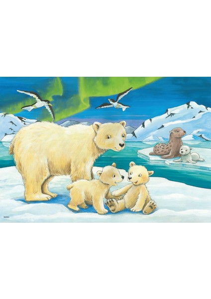 2X12 Parça Puzzle Hayvan Yavruları 050956 fiyatları