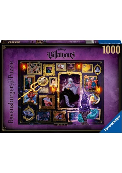 1000 Parça Puzzle Walt Disney Villainous Ursula 150274