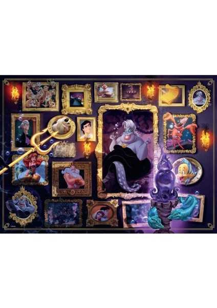 1000 Parça Puzzle Walt Disney Villainous Ursula 150274 modelleri