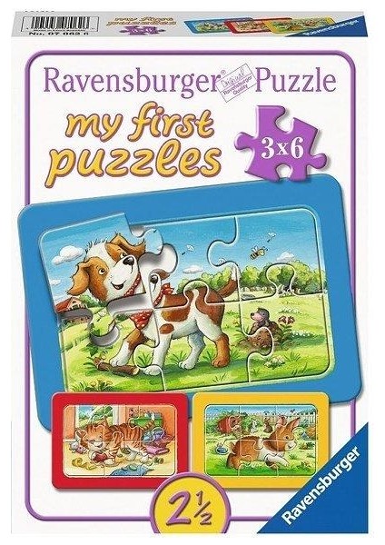 3x6 Parça Puzzle Animal Friends 070626