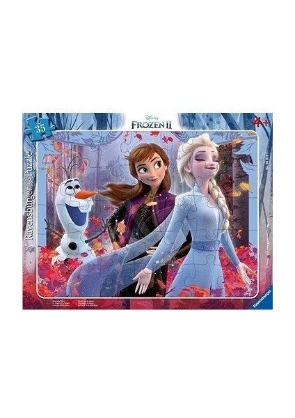 35 Parça Büyük Çerçeveli Puzzle Walt Disney Frozen 050741
