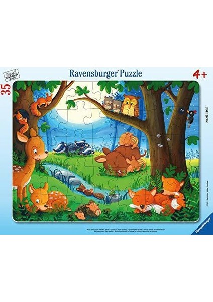 35 Parça Büyük Çerçeveli Puzzle Hayvancıklar 051465