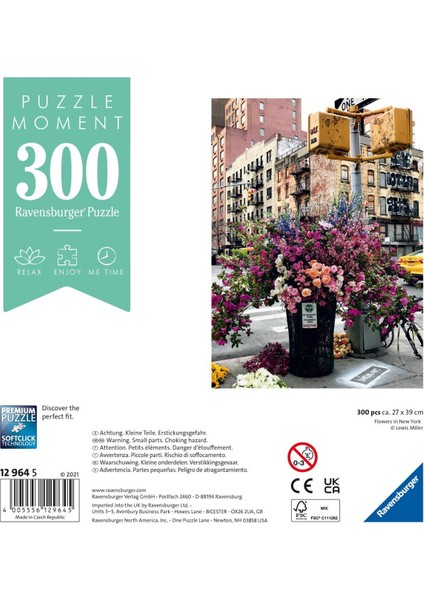 300 Parça Puzzle Ny Çiçekleri 129645