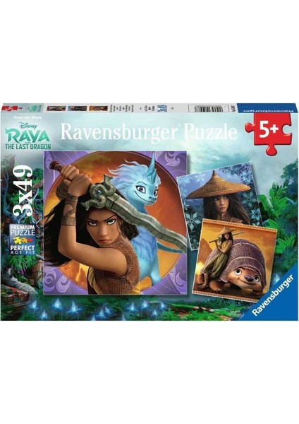 3X49 Parça Puzzle Walt Disney Raya 050987